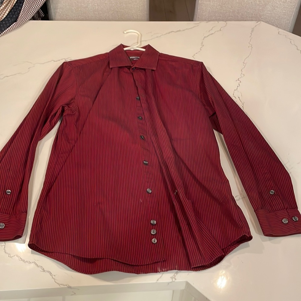 Kenneth Cole reaction 15 inch neck dress shirt.